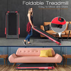 Tapis Roulant Pliable 2 en 1 Costway 2,25 CV avec Télécommande