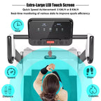 Costway 2.25HP Folding Electric Motorized Treadmill w/ Speaker White\Black\Blue