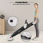 Costway 2.25HP Folding Electric Motorized Treadmill w/ Speaker White\Black\Blue