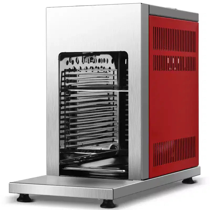 Barbecue à gaz infrarouge vertical en acier inoxydable Costway à brûleur unique pour grillades de steaks