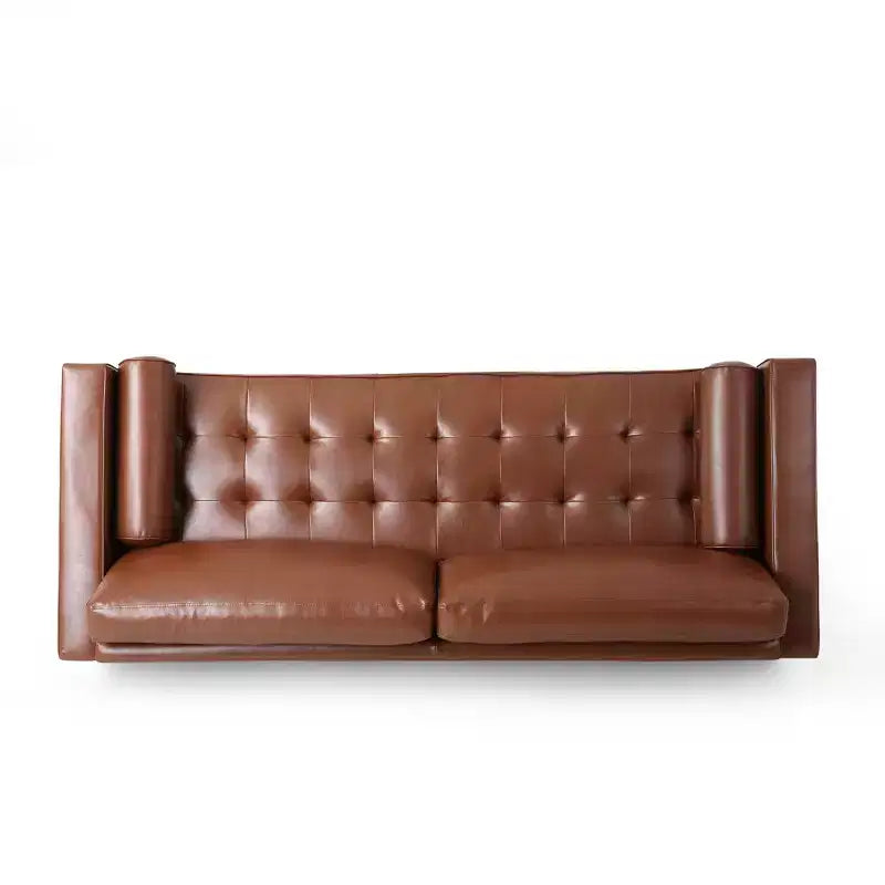 Malinta Contemporary Tufted 3 Seater Sofa - Christopher Knight Home