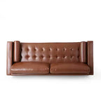 Malinta Contemporary Tufted 3 Seater Sofa - Christopher Knight Home