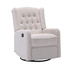 Multi-gear adjustable lounge chair 360 degrees full rotation rocking chair