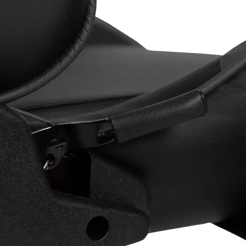 Chaise de jeu inclinable en similicuir BlackArc – Accoudoirs pivotants réglables en hauteur, repose-pieds escamotable, oreillers de tête et lombaires