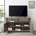Middlebrook 58-inch Groove Door Highboy TV Stand