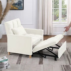 3-in-1 Convertible Sleeper Sofa Lounge Chair Bed, Black