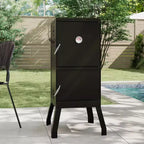 Costway 40'' Vertical BBQ Smoker w/Built-in Thermometer Adjustable Air Dampers for Party