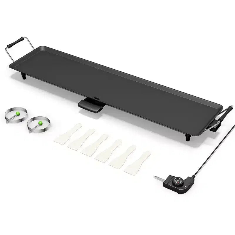 Costway Electric Teppanyaki Table Top Grill Griddle BBQ Barbecue Nonstick Camping