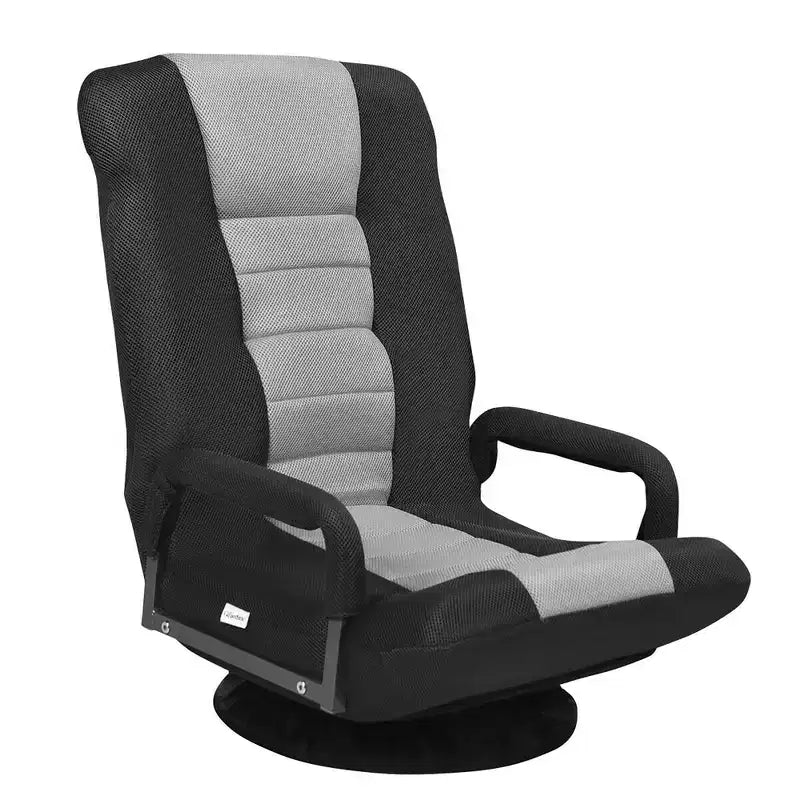 Chaise de jeu au sol pivotante à 360 degrés Costway avec dossier pliable et réglable