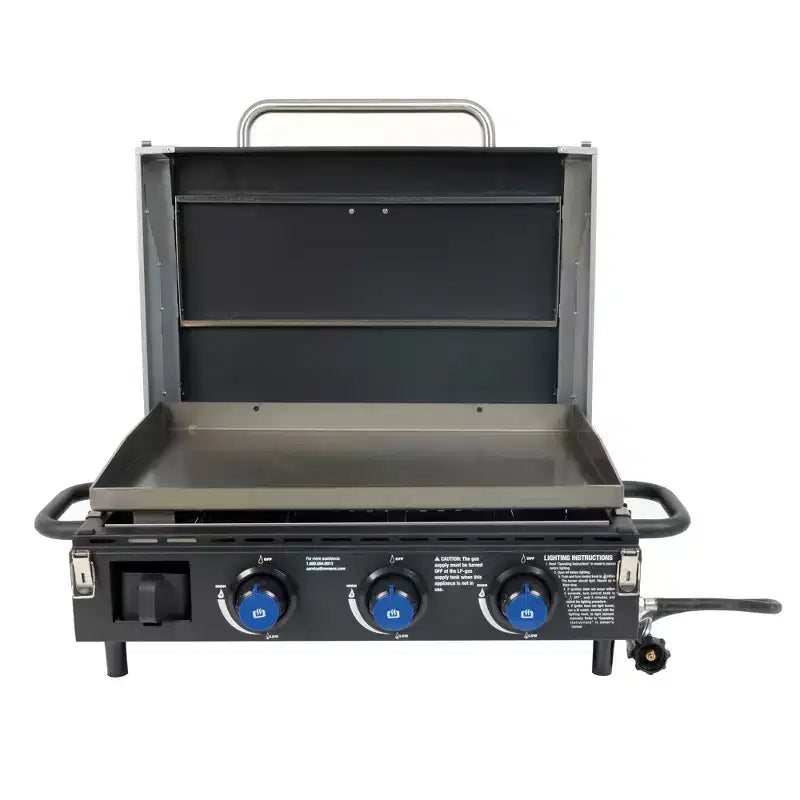 Razor 34.5 3 Burner Portable Tabletop Griddle for Backyard Cooking and Camping