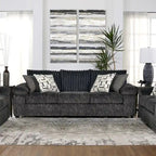 Roundhill Furniture Nason Wide Wale Corduroy Sofa and Loveseat Set