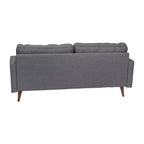 Flash Furniture Hudson Canapé Moderne du Milieu du Siècle avec Rembourrage Capitonnage et Pieds en Bois Massif
