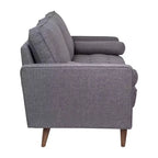 Flash Furniture Hudson Canapé Moderne du Milieu du Siècle avec Rembourrage Capitonnage et Pieds en Bois Massif
