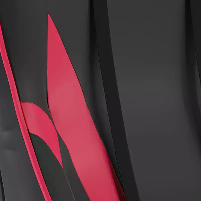 Flash Furniture X20 Gaming Chair Racing Office Computer PC Adjustable Chair with Reclining Back and Transparent Roller Wheels