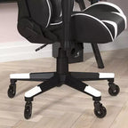Flash Furniture X20 Gaming Chair Racing Office Computer PC Adjustable Chair with Reclining Back and Transparent Roller Wheels