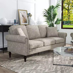 Evok Contemporary Chenille Upholstered Sofa - miBasics