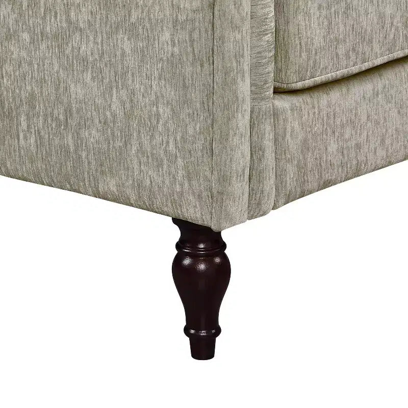 Evok Contemporary Chenille Upholstered Sofa - miBasics