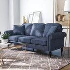 Evok Contemporary Chenille Upholstered Sofa - miBasics