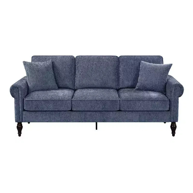 Evok Contemporary Chenille Upholstered Sofa - miBasics
