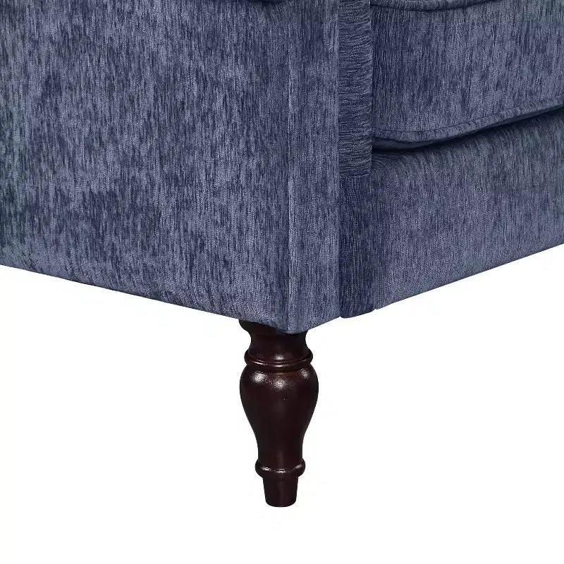 Evok Contemporary Chenille Upholstered Sofa - miBasics