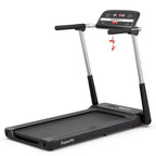 Tapis de course électrique pliable Costway 2,25 CV avec écran LED, contrôle par application, pour la course et la marche, pour la gym