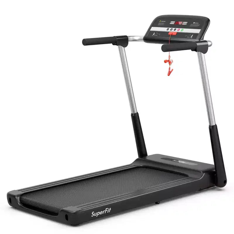 Tapis de course électrique pliable Costway 2,25 CV avec écran LED, contrôle par application, pour la course et la marche, pour la gym