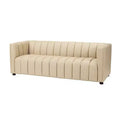 Ulysses 83 Genuine Leather Sofa with Channel