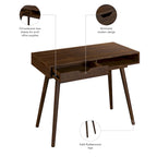 Bush Furniture Nora 40W Writing Computer Desk with Storage