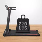 UREVO Folding Mini Electric Walking Pad Treadmill