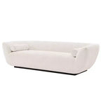 96.46 Ulka Contemporary Boucle Upholstered Sofa with Pillows - Manhattan Comfort