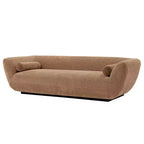 96.46 Ulka Contemporary Boucle Upholstered Sofa with Pillows - Manhattan Comfort
