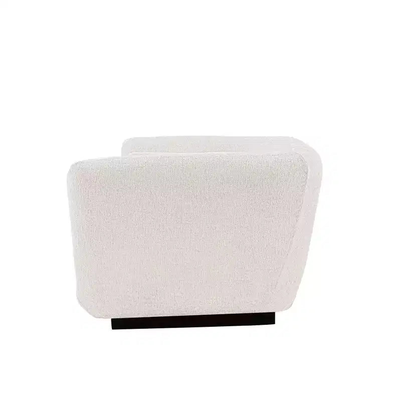 96.46 Ulka Contemporary Boucle Upholstered Sofa with Pillows - Manhattan Comfort