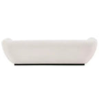 96.46 Ulka Contemporary Boucle Upholstered Sofa with Pillows - Manhattan Comfort