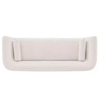 96.46 Ulka Contemporary Boucle Upholstered Sofa with Pillows - Manhattan Comfort