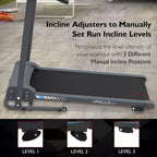 Tapis de course pliable SereneLife - Noir