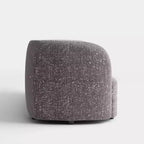 HOMES: Inside + Out 85" Pinehush Boho Curved Boucle Fabric Sofa with Pocket Coil Cushions