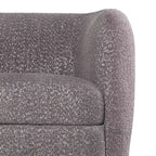HOMES: Inside + Out 85" Pinehush Boho Curved Boucle Fabric Sofa with Pocket Coil Cushions