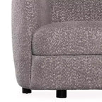 HOMES: Inside + Out 85" Pinehush Boho Curved Boucle Fabric Sofa with Pocket Coil Cushions