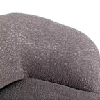 HOMES: Inside + Out 85" Pinehush Boho Curved Boucle Fabric Sofa with Pocket Coil Cushions