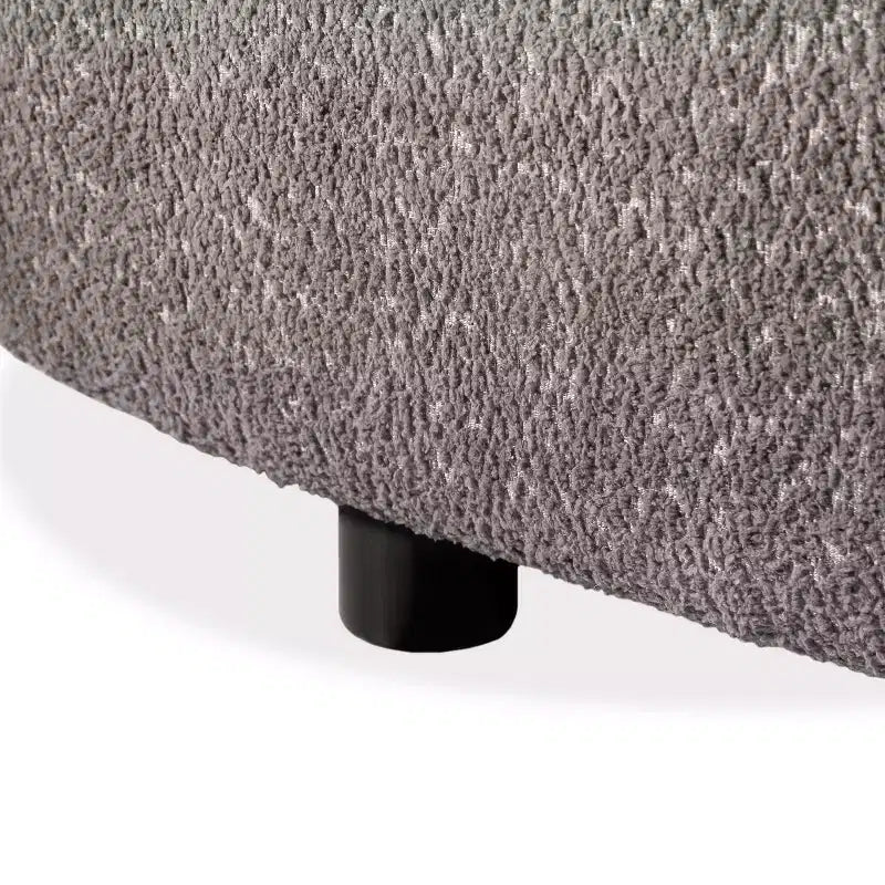 HOMES: Inside + Out 85" Pinehush Boho Curved Boucle Fabric Sofa with Pocket Coil Cushions