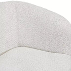 HOMES: Inside + Out 85" Pinehush Boho Curved Boucle Fabric Sofa with Pocket Coil Cushions