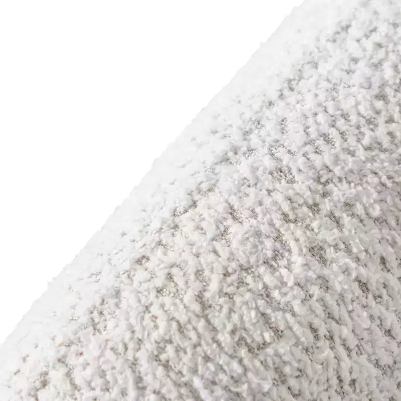 HOMES: Inside + Out 85" Pinehush Boho Curved Boucle Fabric Sofa with Pocket Coil Cushions