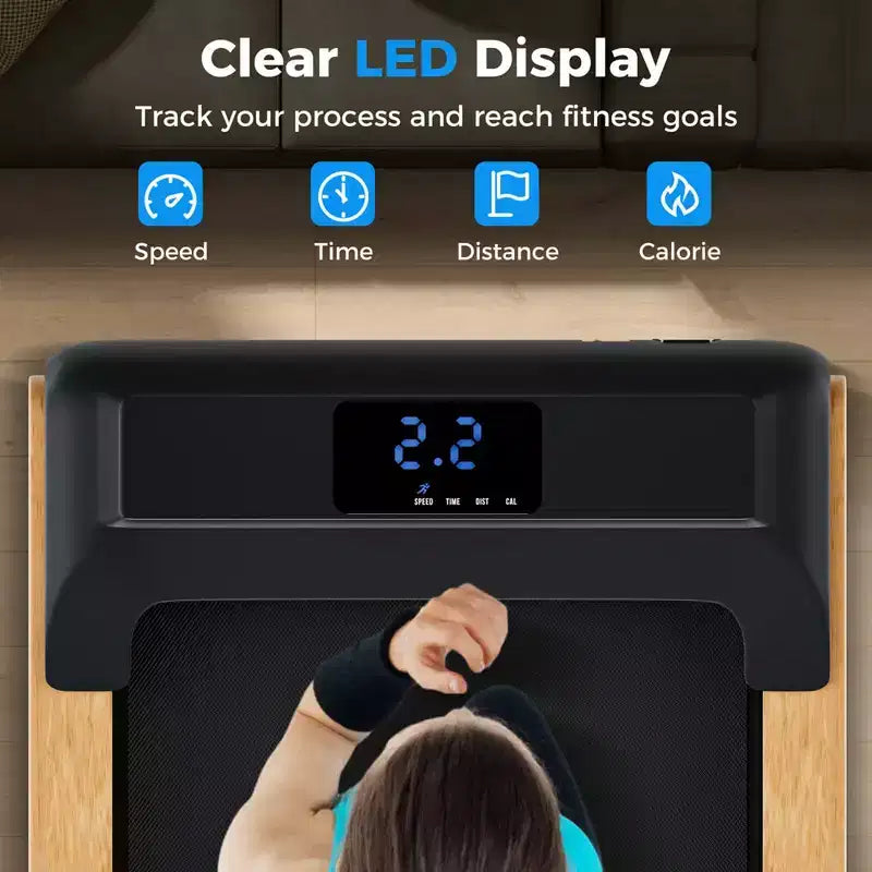 Costway 3-in-1 Walking Pad Under Desk Treadmill with Remote Smart APP Control LED Display