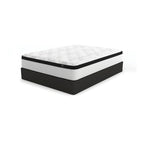 Ensemble matelas hybride Signature Design by Ashley Chime 12 po noir/blanc de 2 pièces
