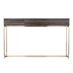 SEI Furniture Akela Transitional Wood Console Table with Storage