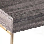 SEI Furniture Akela Transitional Wood Console Table with Storage