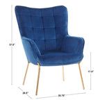 Izzy Modern Lounge Chair - N/A
