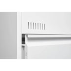 Black Locking Metal File Cabinets with Three Drawer, Lock and Key
