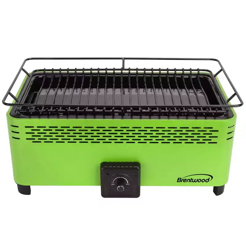 Brentwood BBF-31G Non-Stick Smokeless Portable BBQ, Green
