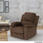 Fauteuil inclinable planeur en microfibre Celestina Bubba par Christopher Knight Home